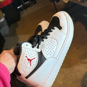 Nike Athletic Shoes Black White Red